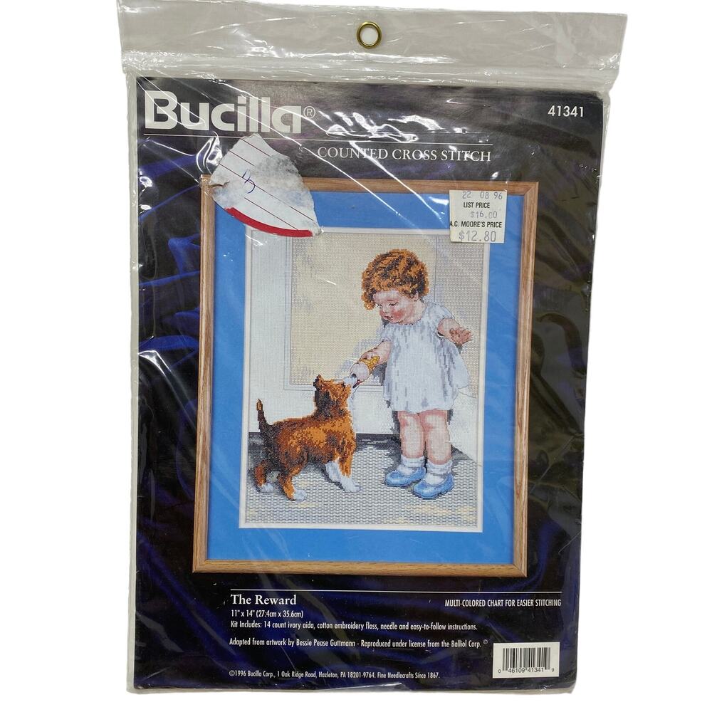 Bucilla The Reward Cross Stitch Complete Kit 11" x 17"